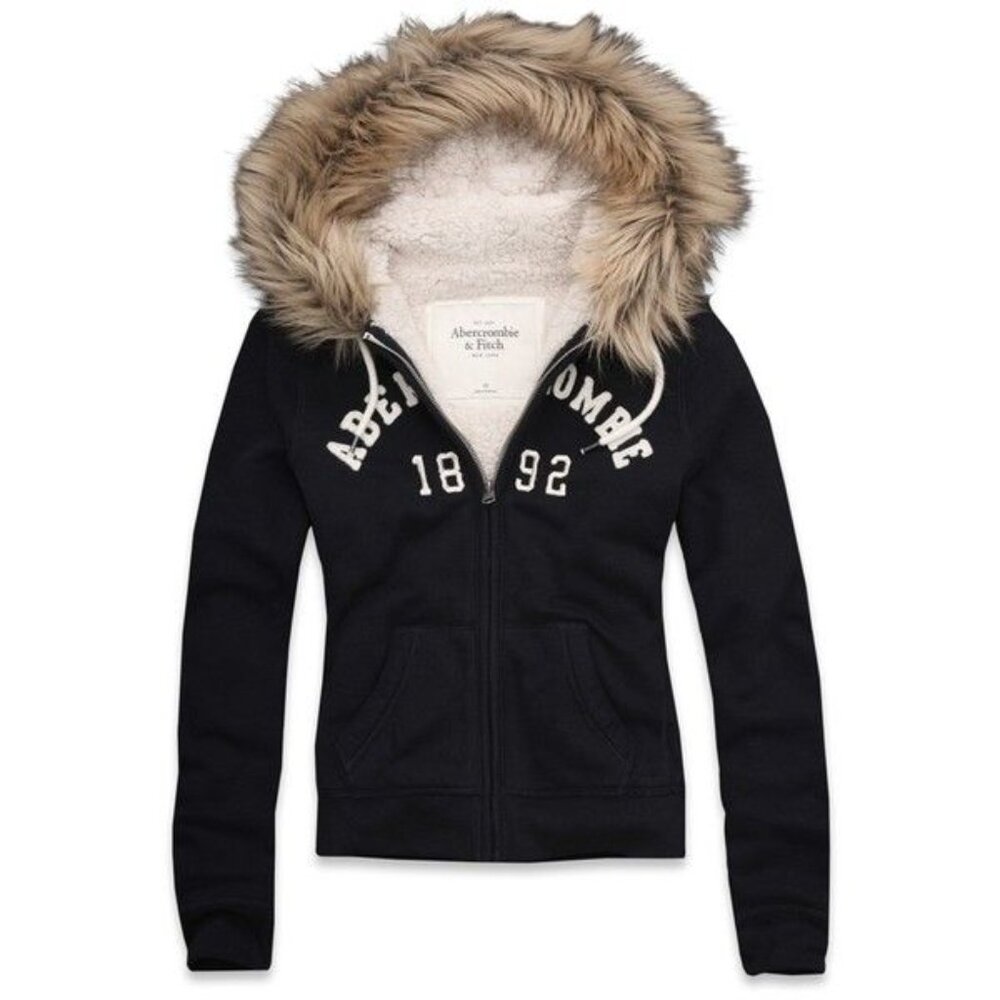 ISO FUR LINED JACKET (DO NOT BUY) - ABERCROMBIE & FITCH, HOLLISTER, AEROPOSTALE